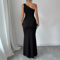 Fashionable Strapless Slim-fit Dress European And American Style
