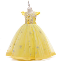 Banquet Evening Dress Girl Princess Tutu Little Host Performance Costume
