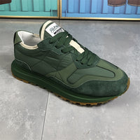 Colorblock Thick Bottom Korean Style All-match Retro Trendy Men's Shoes