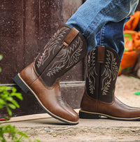 Men's Shoes Autumn New Leather Boots
