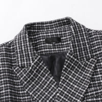 European And American British Style Men's Checkered Nishiki Suit