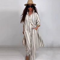 European And American-style Wide-leg Pants Two-piece Set
