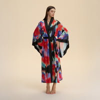 Satin Pajamas With Wide Sleeves For Women