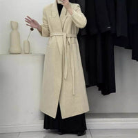 Women's Shoulder Width Loose Double-sided Wool Overcoat