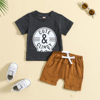 Dark Gray Letter Set Boy