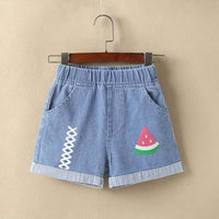 Girls' Denim Shortsversatile And Perfect For Wearing Outdoors