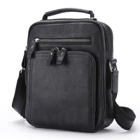 Genuine Leather Shoulder Messenger Bag Vintage Crazy Horse