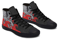 Printed Couple High Top Canvas Shoes