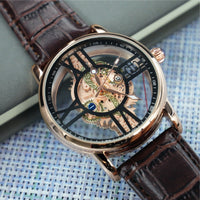 New Hollowed-out See-through Industrial-mechanical-style Sports Watch For Men