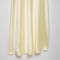 Womens Bow-Decorated Satin-Feel Dress