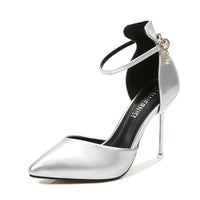Fashion Hipster Lace-up Professional Pointed High Heels