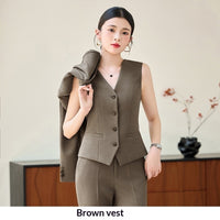 New Stylish Office Suit Waistcoat Three Piece Set