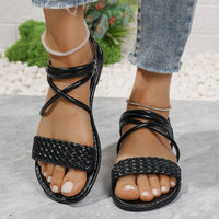 Women's Sandals Fashionable All-match Woven