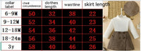 Toddling Girls Fashion Long Sleeve Skirt Suit