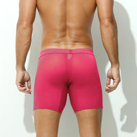 Ice Mesh Breathable Mesh Sport Men's Boxer Running Shorts