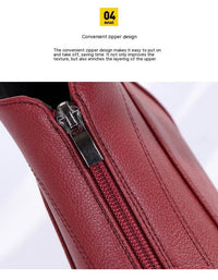 Soft Bottom Mid Heel Sports Middle-aged And Elderly Dancing Shoes Zipper Ankle Boots