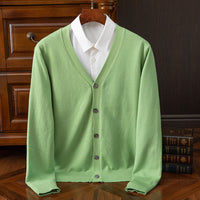 Versatile Casual Solid Color Coat Top Long Sleeve Loose Sweater