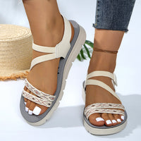 Women's Fashionable Non-slip Printed Flat Sandals