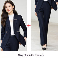 Women's Long-Sleeve Blazer With Collar