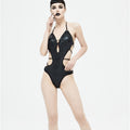 Triangle Bikini Sexy One-piece Swimsuit Gather Backless