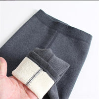 Girls' Wool Lined Thickened Leggings