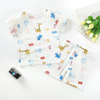 Children's Short Sleeve Suit Cotton