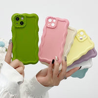 Cream Wind Phone Case Solid Liquid