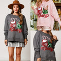 Women's Confectionery Cup Sequined Sweater Casual Loose Top