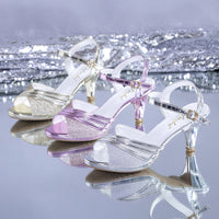 Women's Fashion Ankle-strap Buckle Peep Toe High Heels