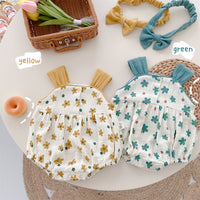 Baby Flower Bag Fart Clothes Breathable Sling Romper