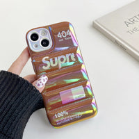 Fashion Personality Down Jacket Phone Case