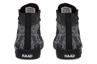 Printed Couple High Top Canvas Shoes