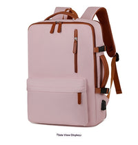 Business Travel Laptop Bag With Dual-Shoulder USB Charging Port