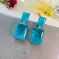European And American Style Retro Emerald Earrings