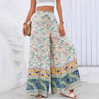 Bohemian Multicolor Printed Sweet Maxi Dress
