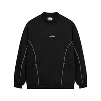 Fashion Stitching Loose Lapel Sweater Men