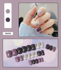 Nail Art Finished Fake Nail Scrub Nail Patch Wearable