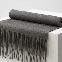 Autumn And Winter Scarf Solid Color Wool Scarf Thickened Men And Women