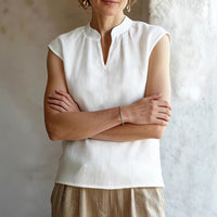 Resort-style Loose-fit Figure-flattering Versatile Shirt