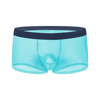 Men's Transparent Seamless Boxer Ice Silk Underwear