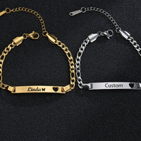Stainless Steel Children's Bracelet DIY Private Engraved Bracelet