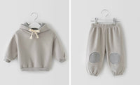 Boys And Girls Suits Korean New Kid Baby Fashionable Sports Casual Two-piece Suit