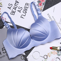 Women's Fashion Casual No Steel Ring Shells Gathered Bras