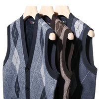 Men's Inner Wear Autumn And Winter Thermal Slim Fit Sweater Vest Coat