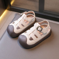 Summer New Boys' Anti-kick Beach Shoes Hollow Out