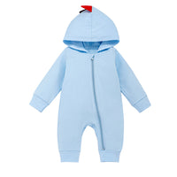 Funny Multi-color Dinosaur Long Sleeve One-piece Romper Baby Suit