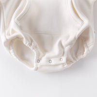Baby Newborn Clothes Hooded Jumpsuit Plus Velvet Thickening