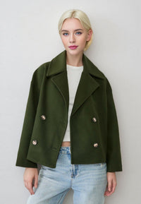 Foreign Trade European And American Women's Clothing Long Sleeve Coat Overcoat