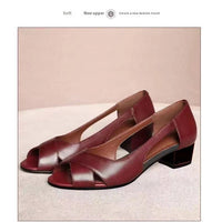 Women's Sandals Chunky Heel Dancing Shoes