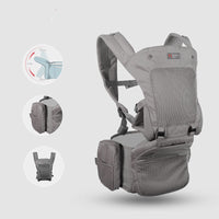 Fashionable Double-shoulder Baby Three-in-one Function Front Hold Light Sling